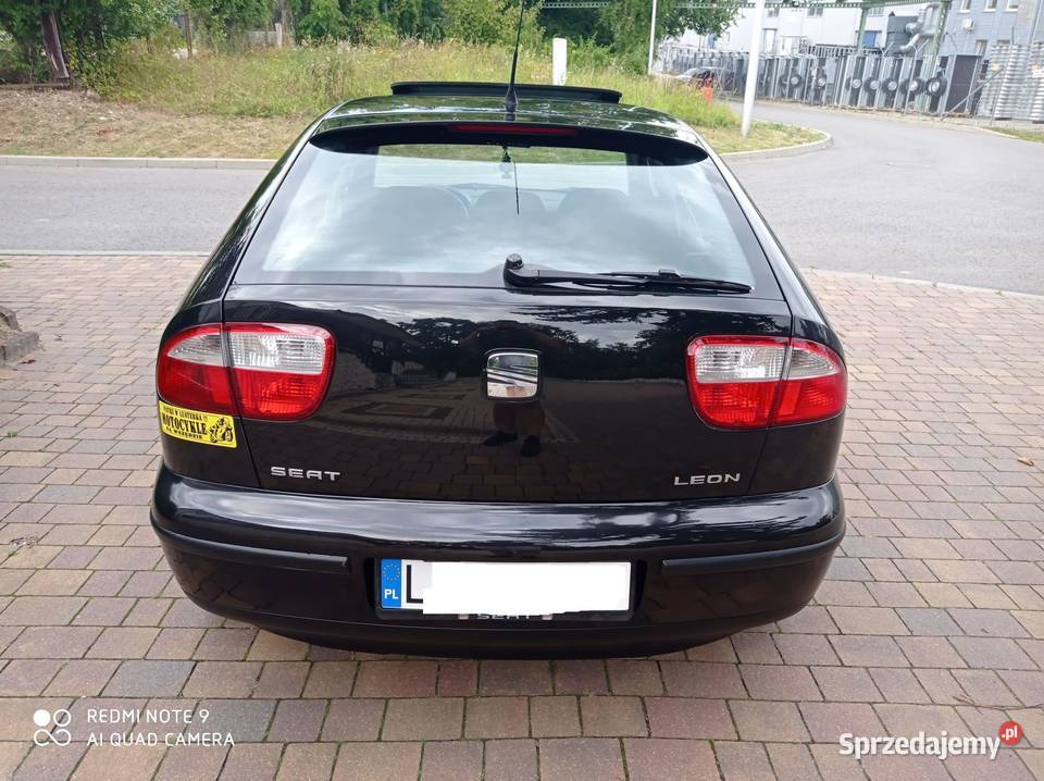 CZARNY SEAT LEON 16 16V BenyznaGaz 2003 KLIMA 1 Świdnik