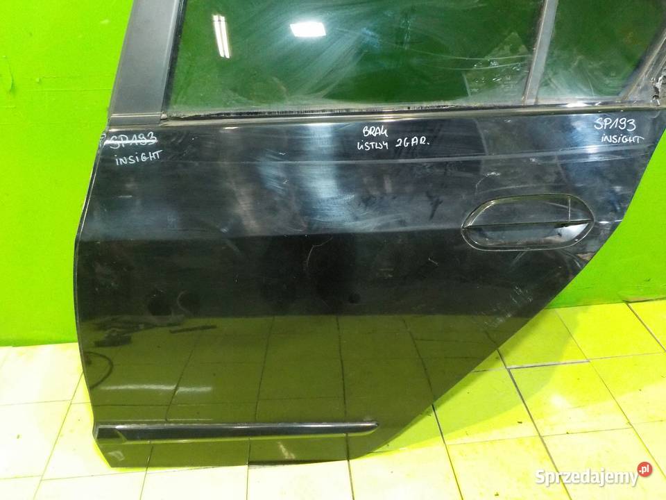 HONDA INSIGHT II 13 IMA AUT 09r drzwi lewe tyl Suków sprzedam