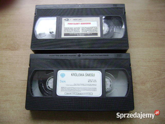 Starocie z PRL Kasety VHS Zestaw 2 bajki Królowa Pozostałe Gdynia