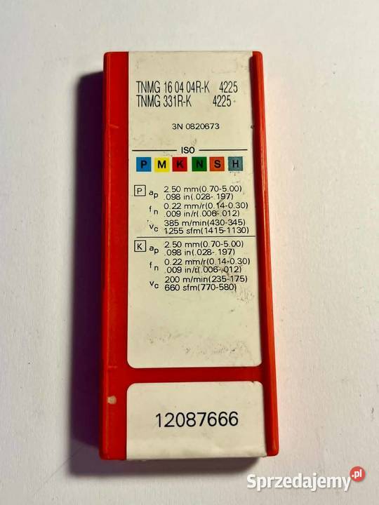 Płytki Sandvik TNMG 160404RK 4225 Wrocław