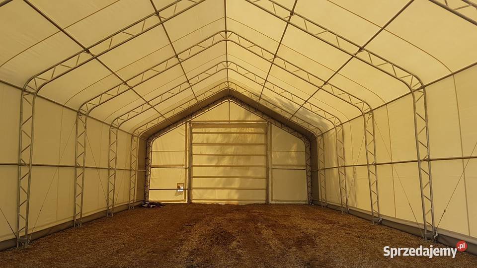 Hala namiotowa z dwuspadowym dachem 915x183m PVC sprzedam