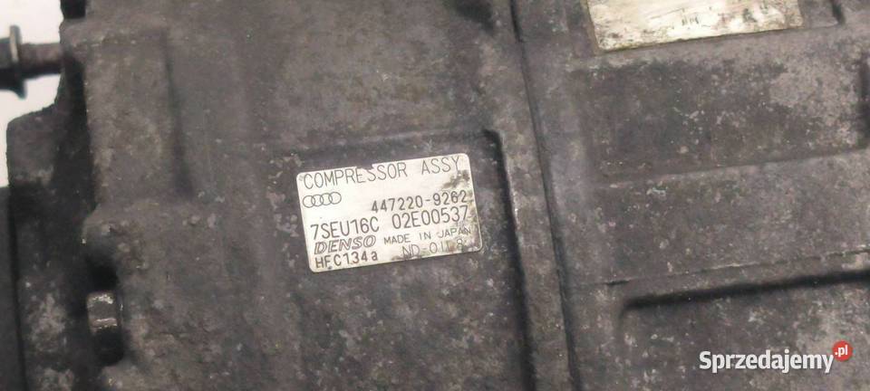 SPRĘŻARKA KLIMATYZACJI AUDI A8 D3 4E0260805F osobowe kujawsko-pomorskie Lipno
