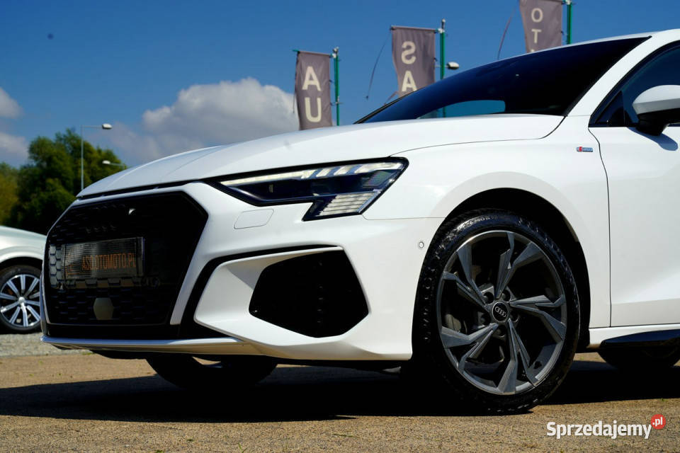 Audi A3 Limousine S LINE skóra KAMERA virtual serwisowany w ASO Otmuchów