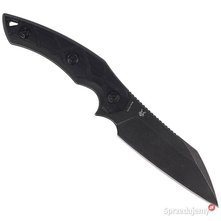 Nóż FoxEdge Lycosa 1 Black G10 Black Stonewashed Akcesoria, narzędzia i noże mazowieckie Warszawa