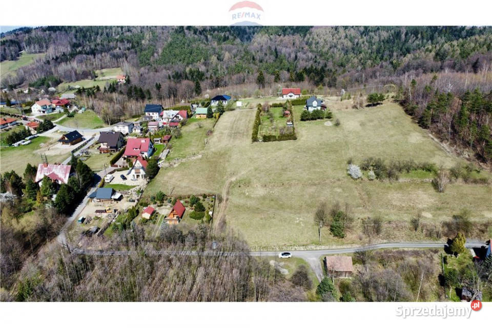 Działka w górach widokowa w sercu Beskidu Małego Zagórnik sprzedam