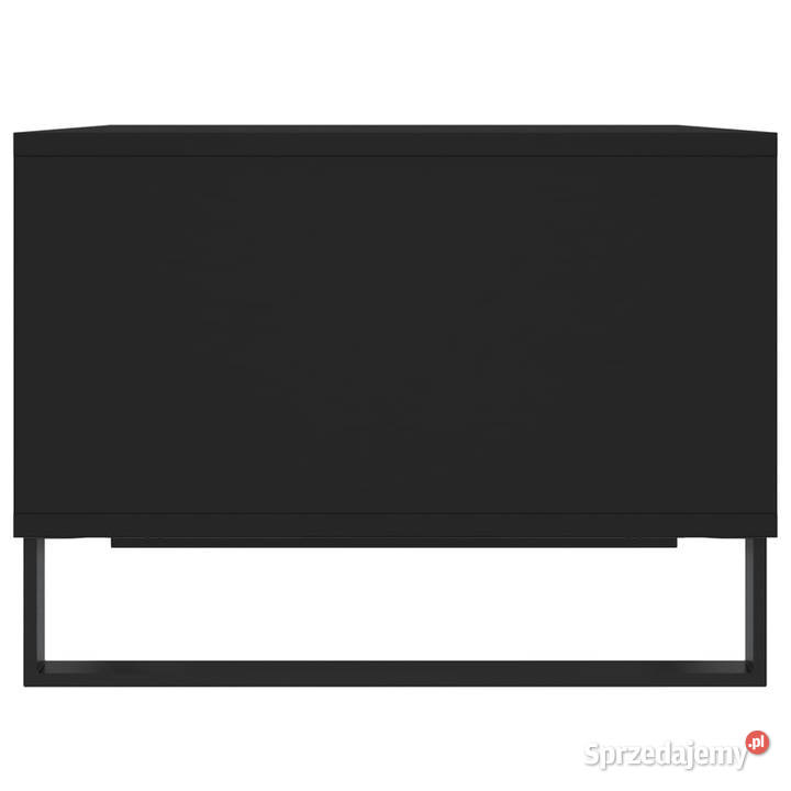 Stolik kawowy czarny 60x50x365 materiał Warszawa