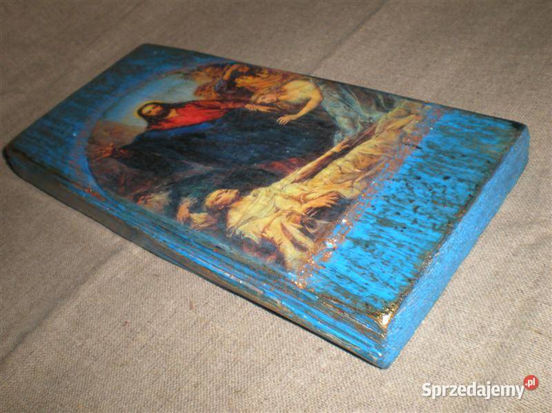 Obrazek na desce decoupage obrazek drewno