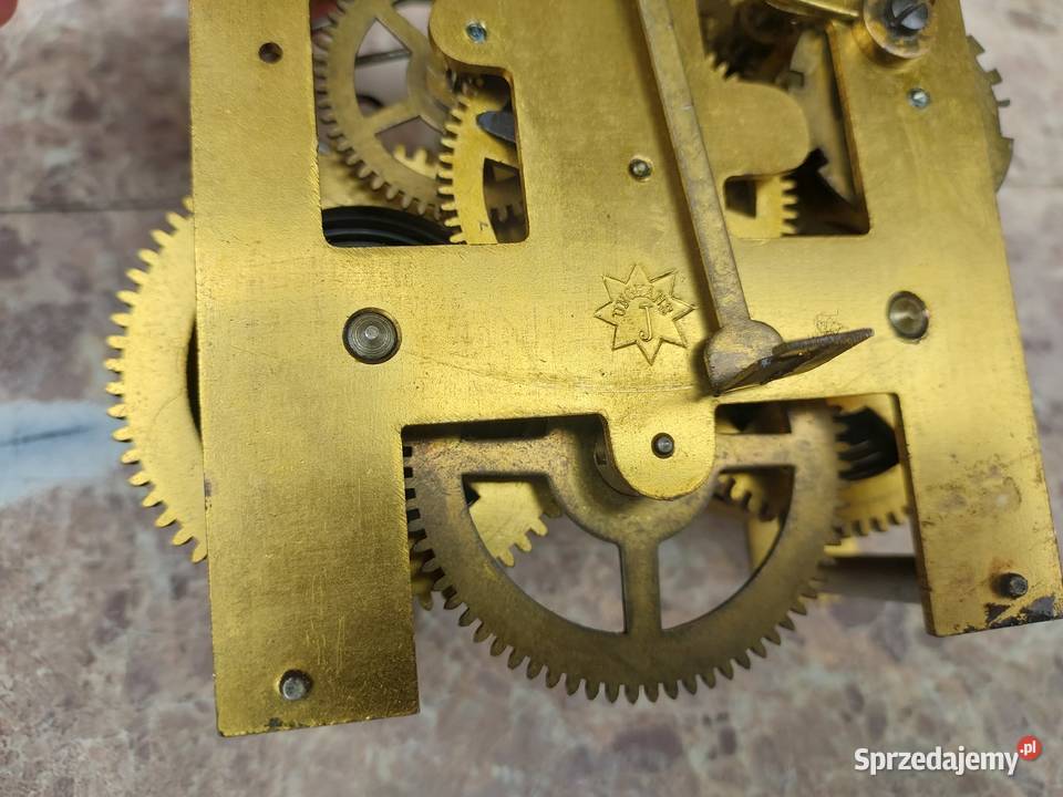 794 Mechanizm starego zegara ściennego Junghans Antyki, Sztuka, Kolekcje pomorskie Tczew