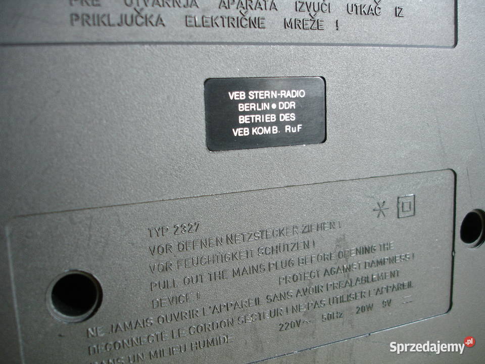 Radiomagnetofon RFT DDR SKR700 Radioodtwarzacze lubuskie Zielona Góra