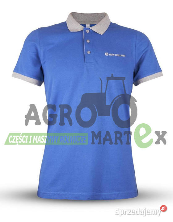 KOSZULKA POLO NIEBIESKA L HOLLAND New Holland Wichrów