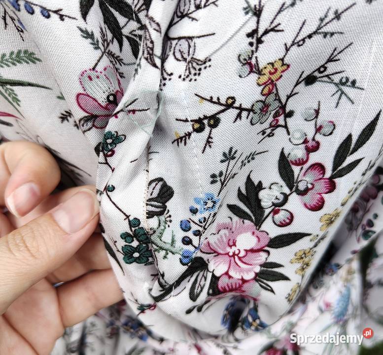 Sukienka HM 46 3XL wiskoza kwiaty floral łączka Szczecin sprzedam
