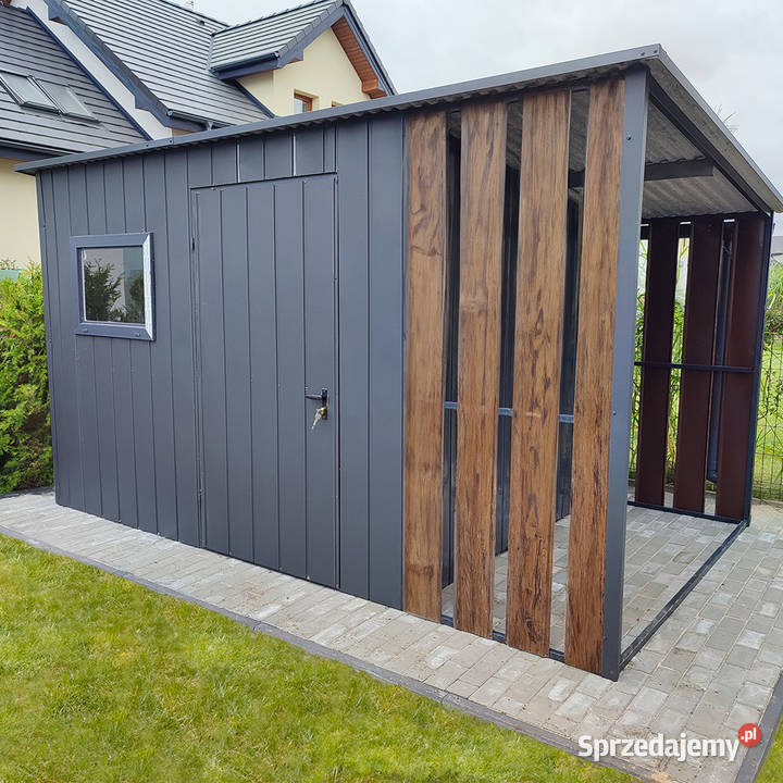 Domek ogrodowy 325m wiatka 125 m ciemny Dom i Ogród Gdynia sprzedam
