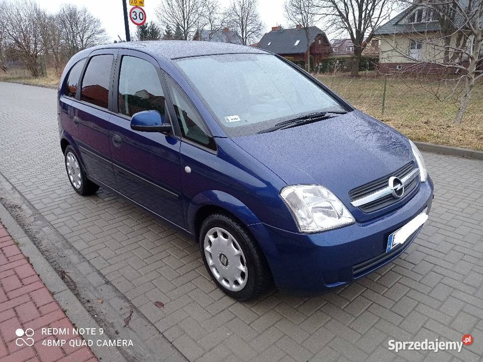 Opel Meriva 16 16V ECO TEC Benzyna 2004 zadbany elektryczne lusterka Meriva Świdnik