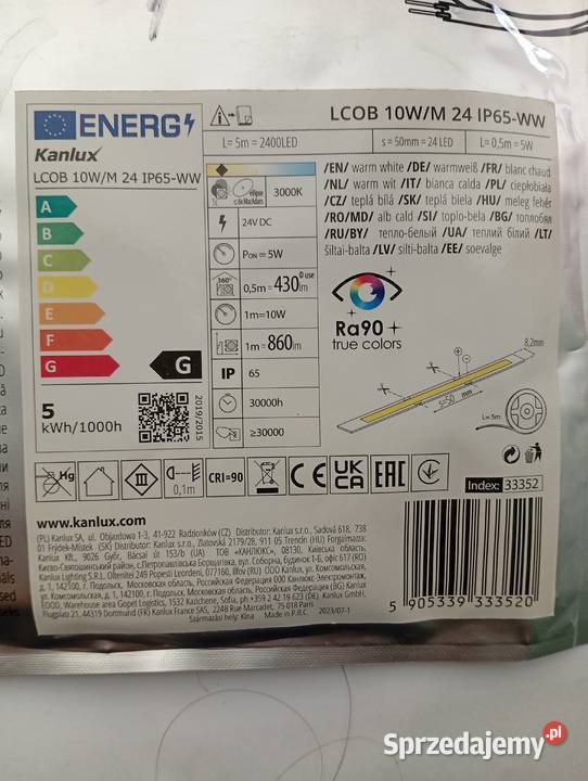 Taczma LED Kanlux 24v 3000k Warszawa