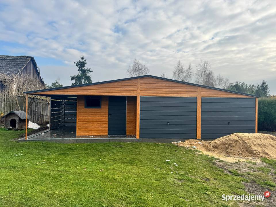 Garaż Blaszany 5x6 poziom producent profil Olsztyn sprzedam