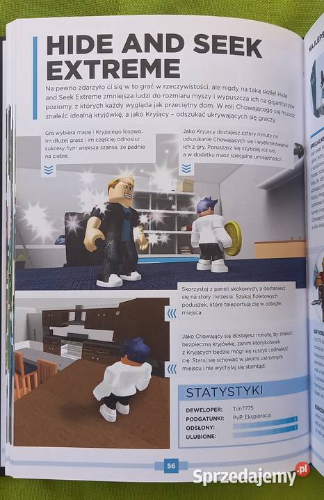Roblox Najlepsze gry przygodowe książka Małkinia Górna