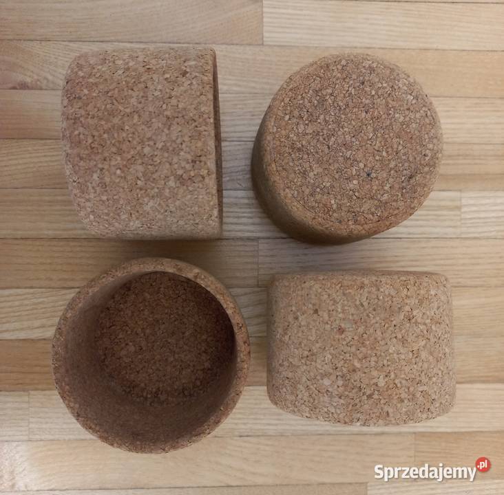 Zestaw korkowe osłonkiuchwyty ze szklankami Warszawa