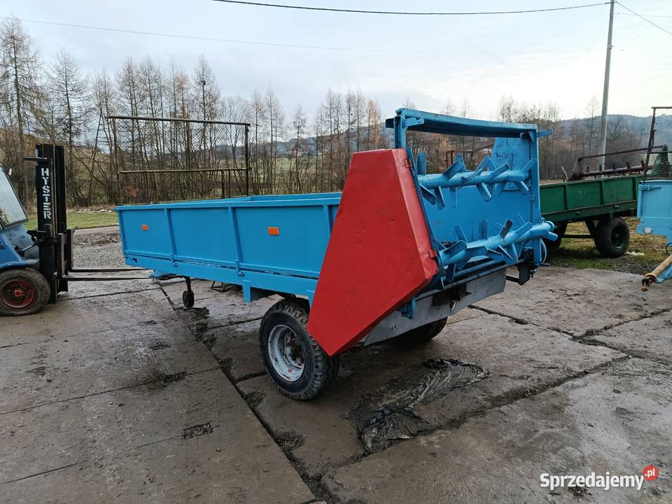 Rozrzutnik obornika warfama 35t trabspoen nieuszkodzony małopolskie Limanowa