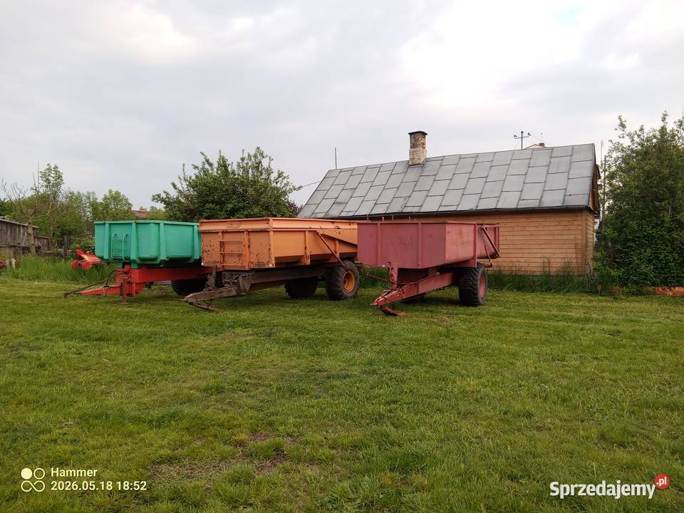 Przyczepa wywrotka skorupowa 8 ton Możliwość