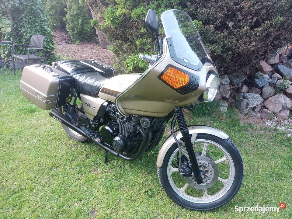 Kawasaki Z750GT klasyk oldtimer zabytek projekt turystyczny Malbork