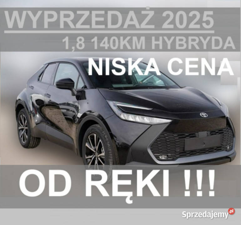 Toyota CHR Nowa 140 Hybryda Dostępna ręki Wersja elektrochrom. lusterko wst.