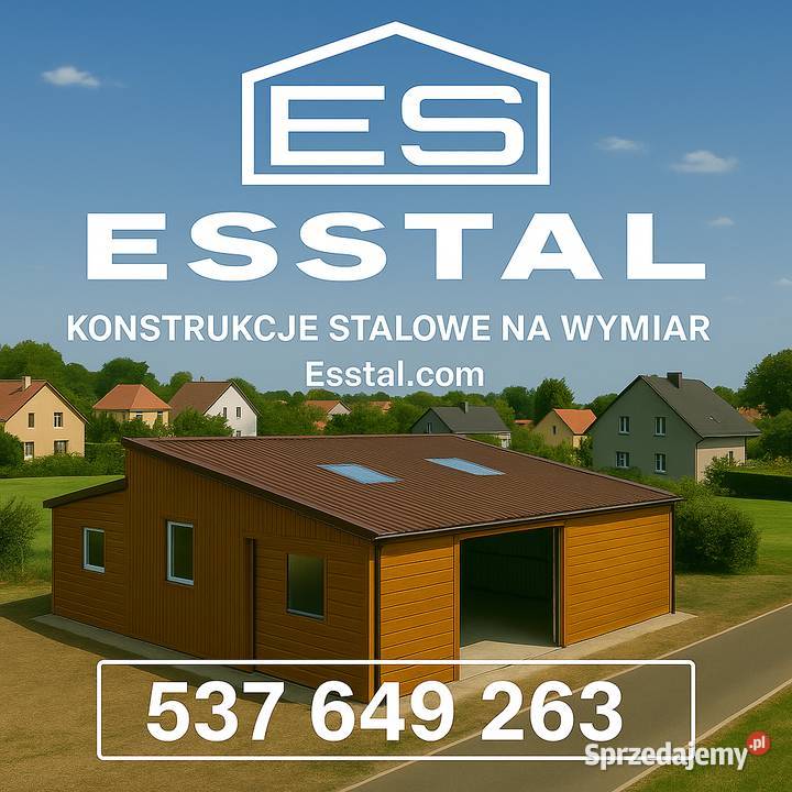 Ładny Garaż Blaszany Drewnopodobny MAGAZYN Wiaty Białystok