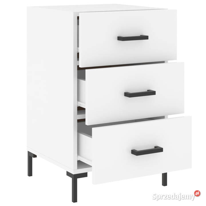 Szafka nocna biała 40x40x66 materiał Warszawa