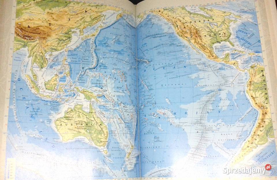 Wielki atlas świata Marzena Wieczorek Piotr twarda z obwolutą lubelskie