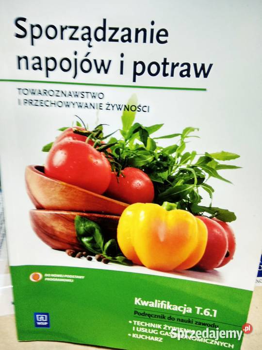 Sporządzanie napojów i potraw zawodowe książki Antykwariat Warszawa