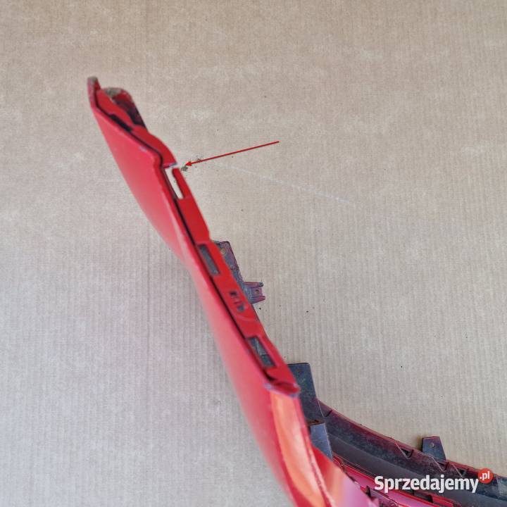 OPEL ASTRA H 3 III LIFT 0614 ZDERZAK PRZÓD Bieleń