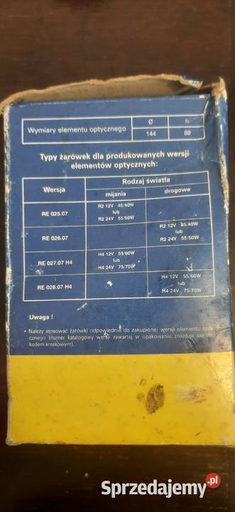 Lampa prl 1224 V polonez star fiat 125p Gliwice sprzedam