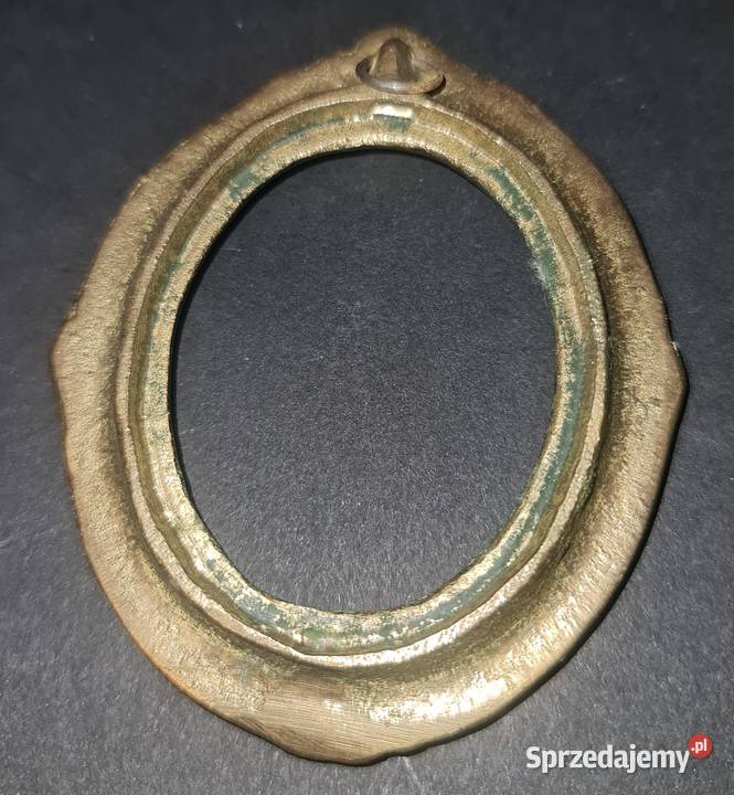 Mosiężna ramka na zdjęcia 3 żółty śląskie Katowice sprzedam