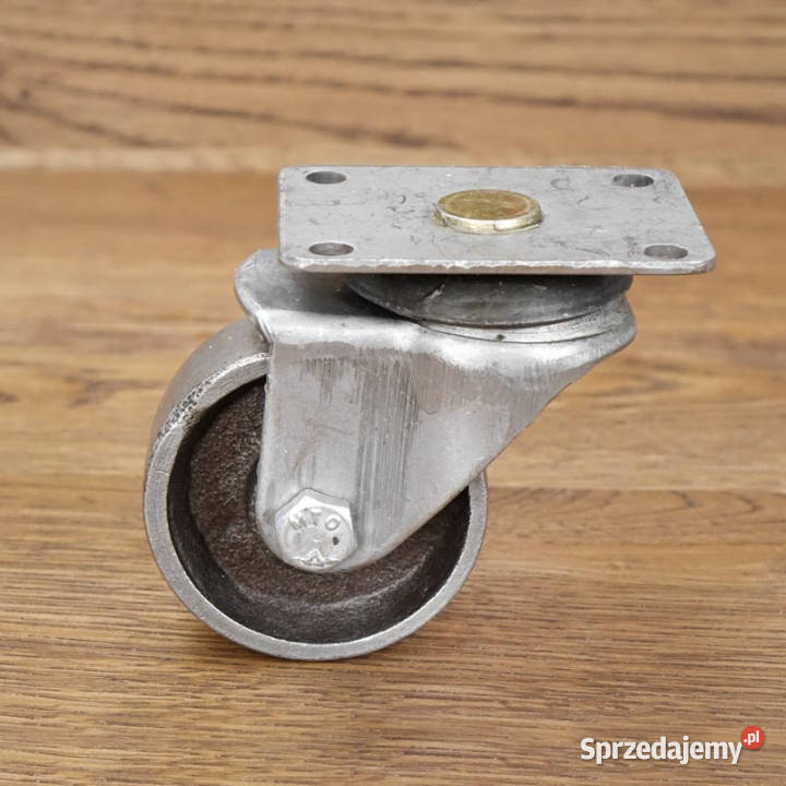 Kółko meblowe obrotowe pełne BORYS 65 mm STALOWE Chmielnik sprzedam