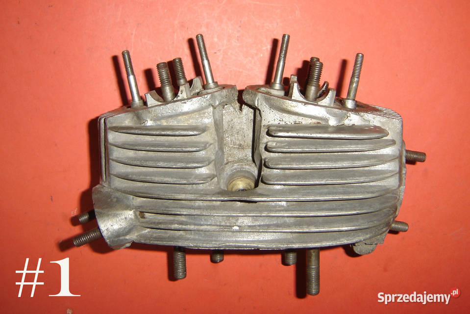 Zundapp KS 600 głowica x2 KOMPLET silnik Cylindry, głowice, pierścienie Wrocław sprzedam