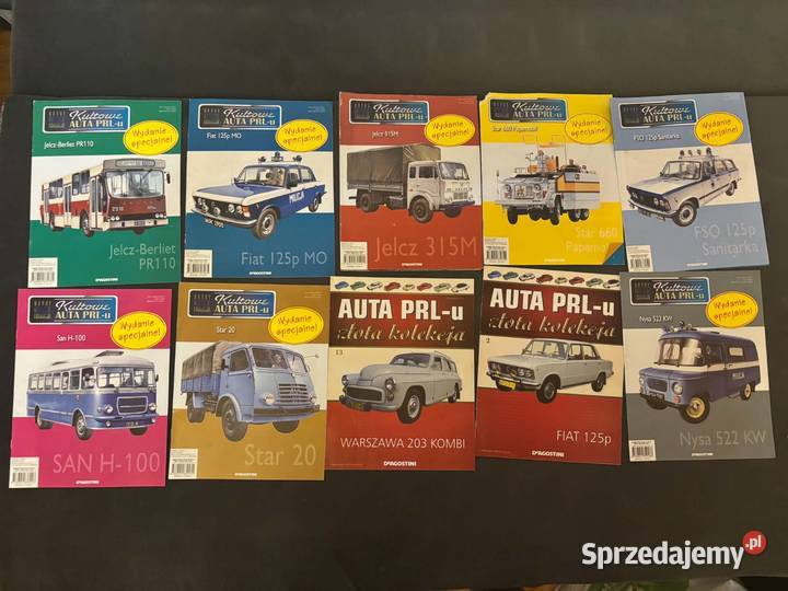 114 Broszur o kultowych samochodach z PRL podkarpackie Krosno