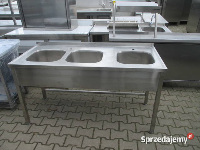 Zlew Gastronomiczny 3 Komorowy 1607085 NOWY Ostrów Wielkopolski sprzedam