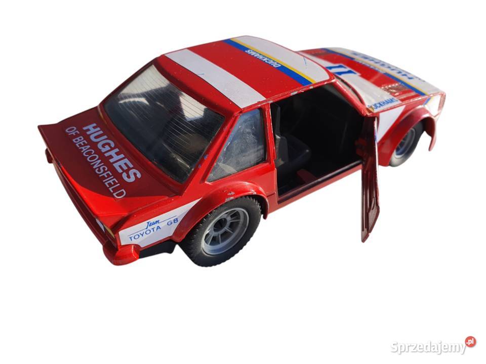 Stara zabawka model samochodu Toyota Celica