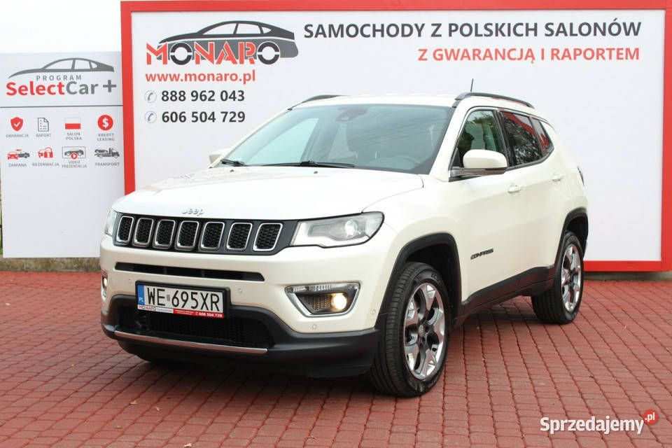 Jeep Compass LIMITED Automat 4WD 4x4 Salon Włocławek