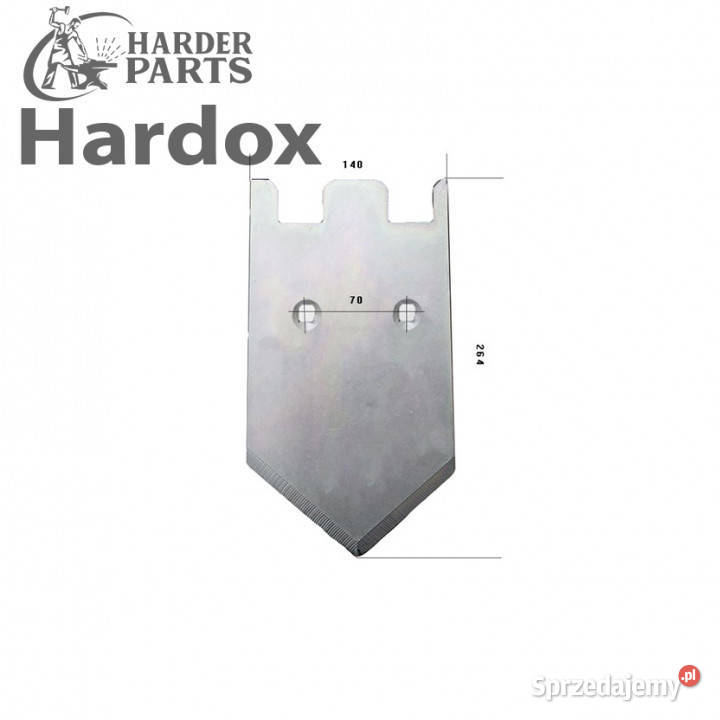 Lemiesz HARDOX 08900031P do kombajnu Suwałki sprzedam
