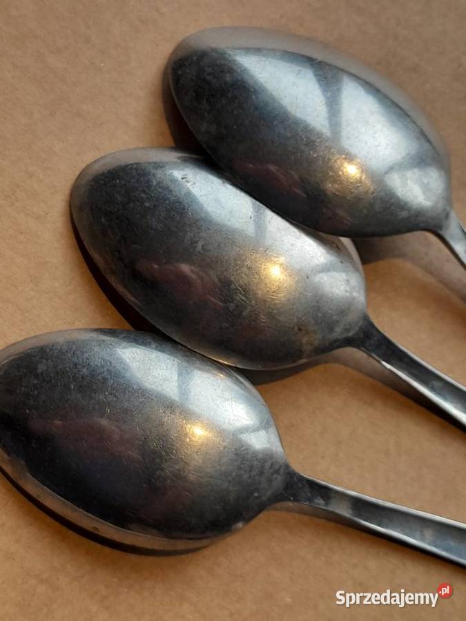 Stara łyżka stołowa Gerlach PRL Stainless steel śląskie Dąbrowa Górnicza