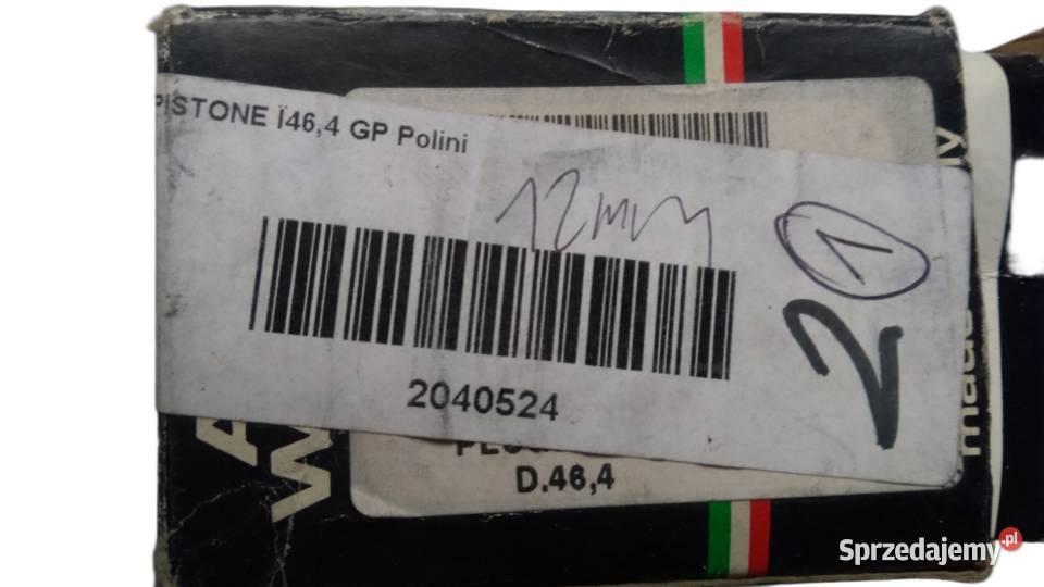 TŁOK ASSO WERKE POLINI 464 mm PIAGGIO SFERA podlaskie Bielsk Podlaski sprzedam