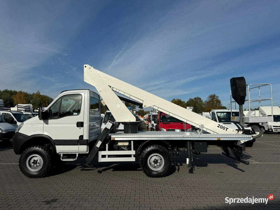 Iveco Daily 55S17W 4x4 Zwyżka 20m GSR E200TE4 Samochody ciężarowe świętokrzyskie Widełki sprzedam