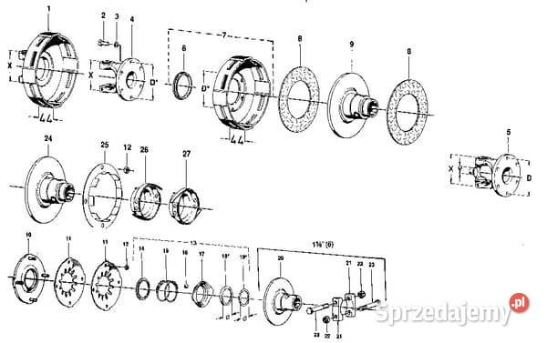 Widłak do sprzęgła K92 W2300P300W300E Kamionna