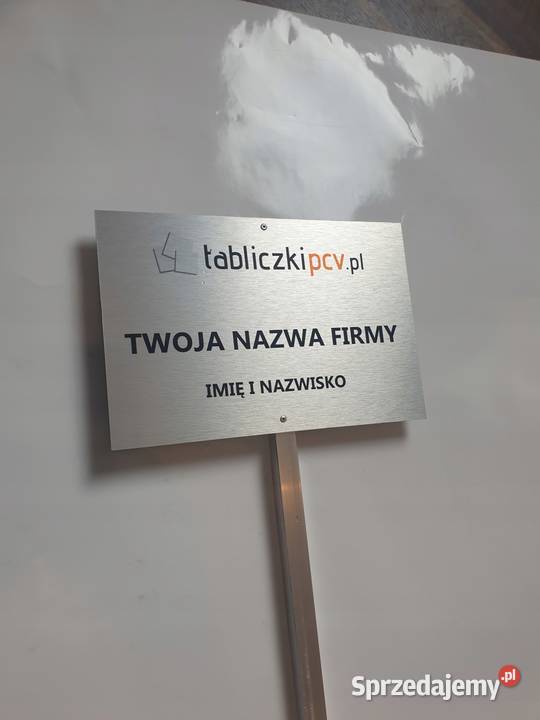 Tabliczka Znak stelaż Parking na profilu słupku Ogrodzenia i bramy Gliwice