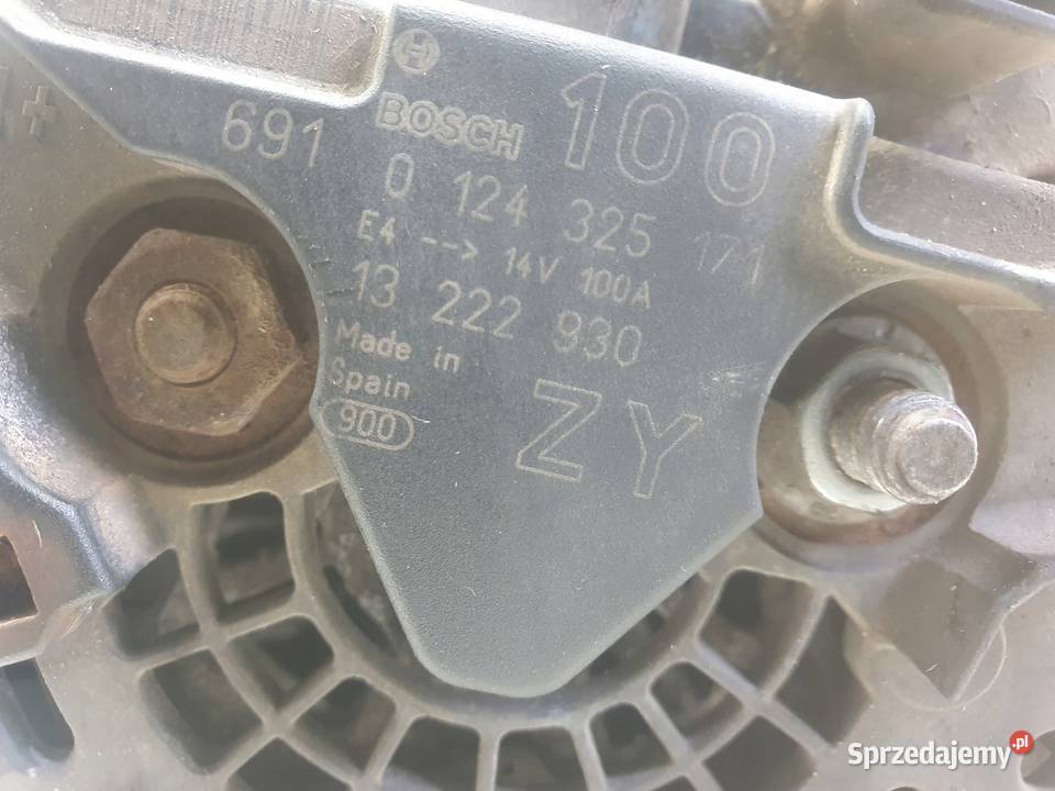 ALTERNATOR Opel Corsa D 12 16V 100A ZY lubelskie Chełm