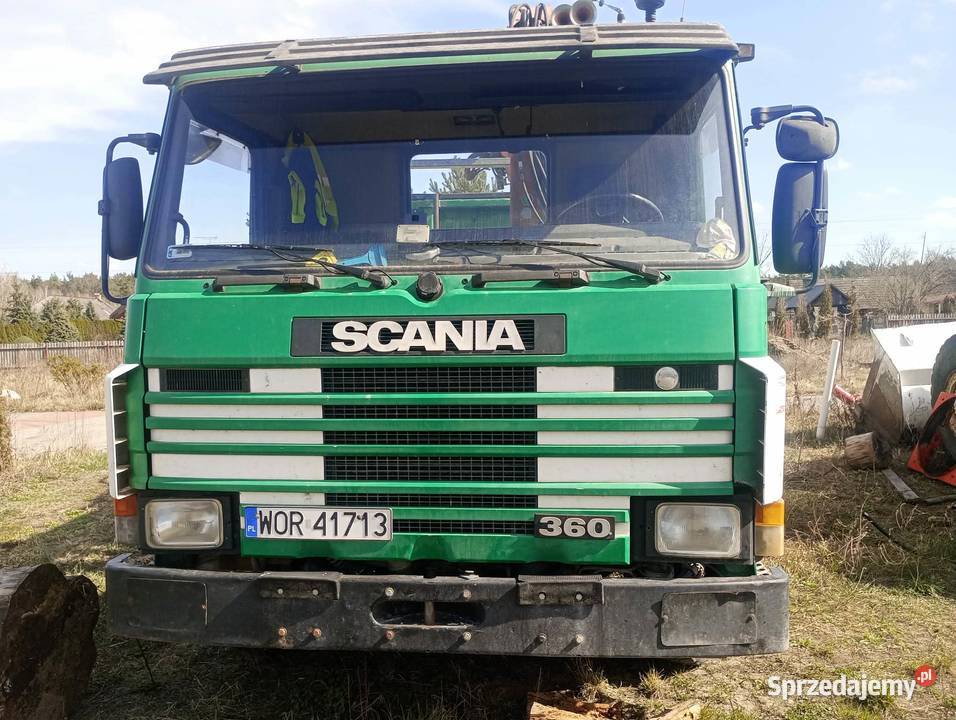 SCANIA 113 HDS 1994 trzystronny wywrot HDS 125 m Rok produkcji 1994 mazowieckie