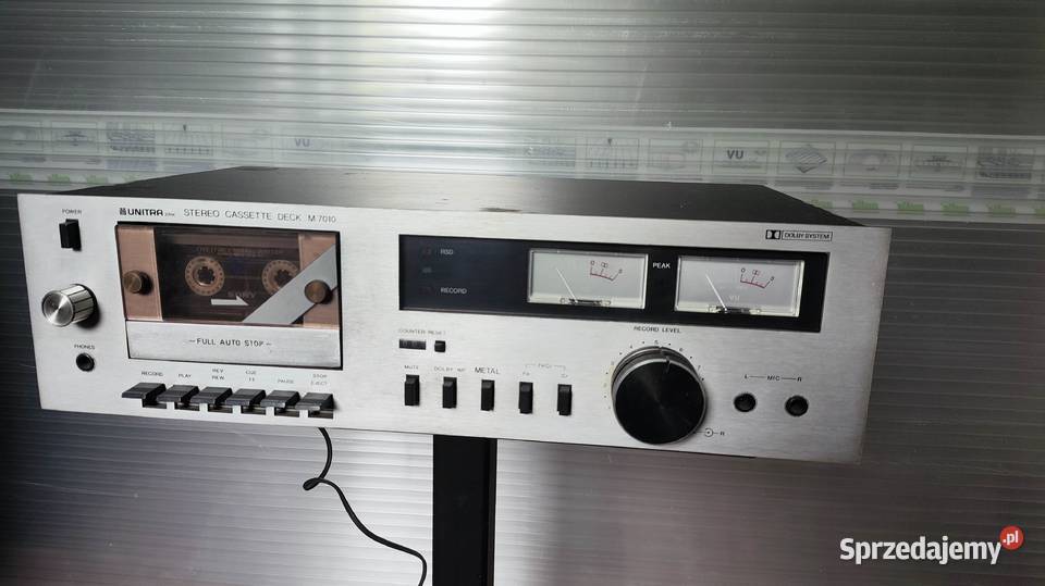 Unitra ZRK Stereo Cassette DECK M7010 Ostrów Wielkopolski