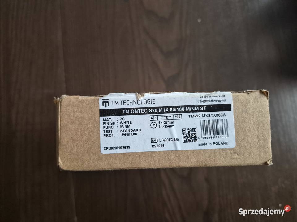 2 x Lampa Awaryjna LED TMONTEC S20 M1X IP65 3h Kórnik