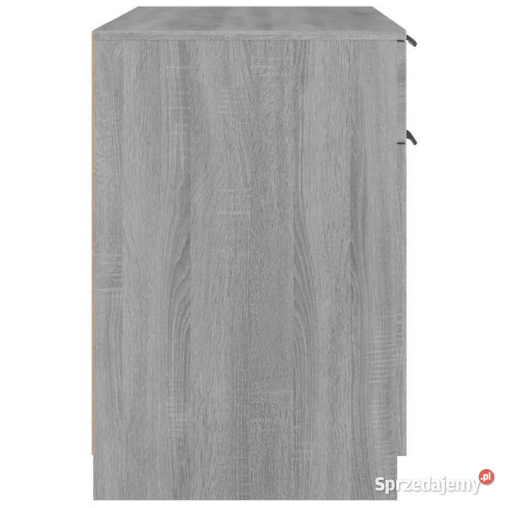 Biurko szary dąb sonoma 100x50x75 materiał