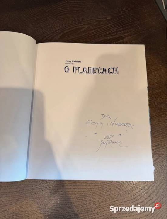 O planetach Jerzy Rafalski śląskie Katowice sprzedam
